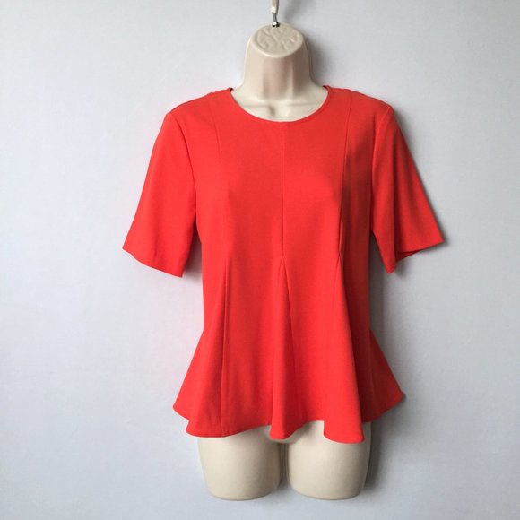 OPENING CEREMONY Moodie Pleated Short Sleeve Top - Picture 7 of 11
